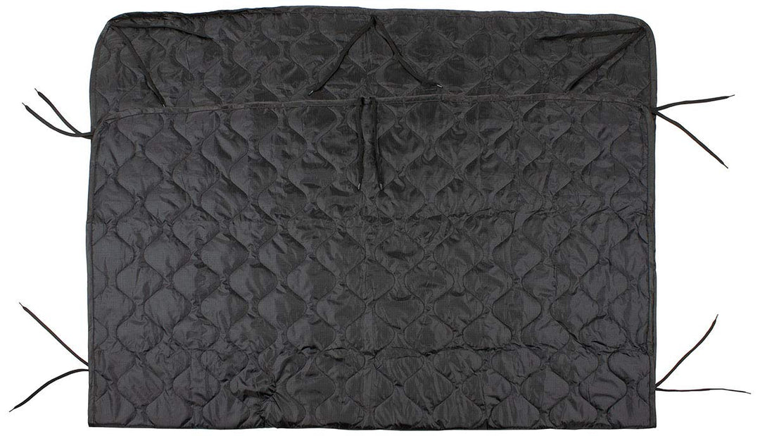 MFH Poncho Liner, (Steppdecke) Schwarz, Schwarz