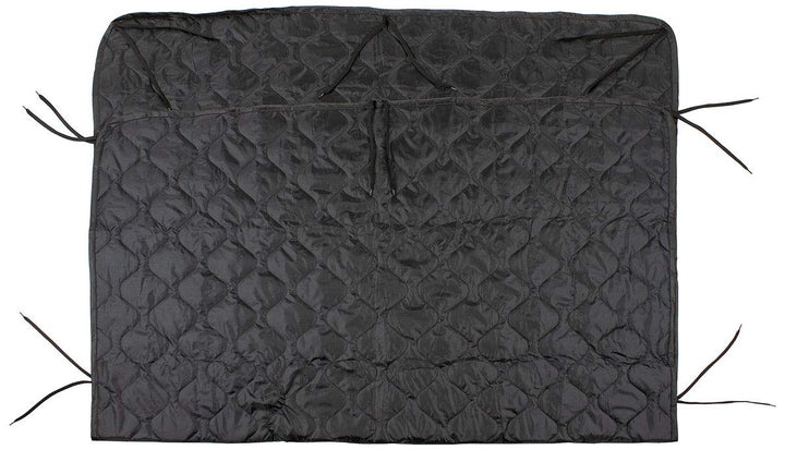 MFH Poncho Liner, (Steppdecke) Schwarz, Schwarz