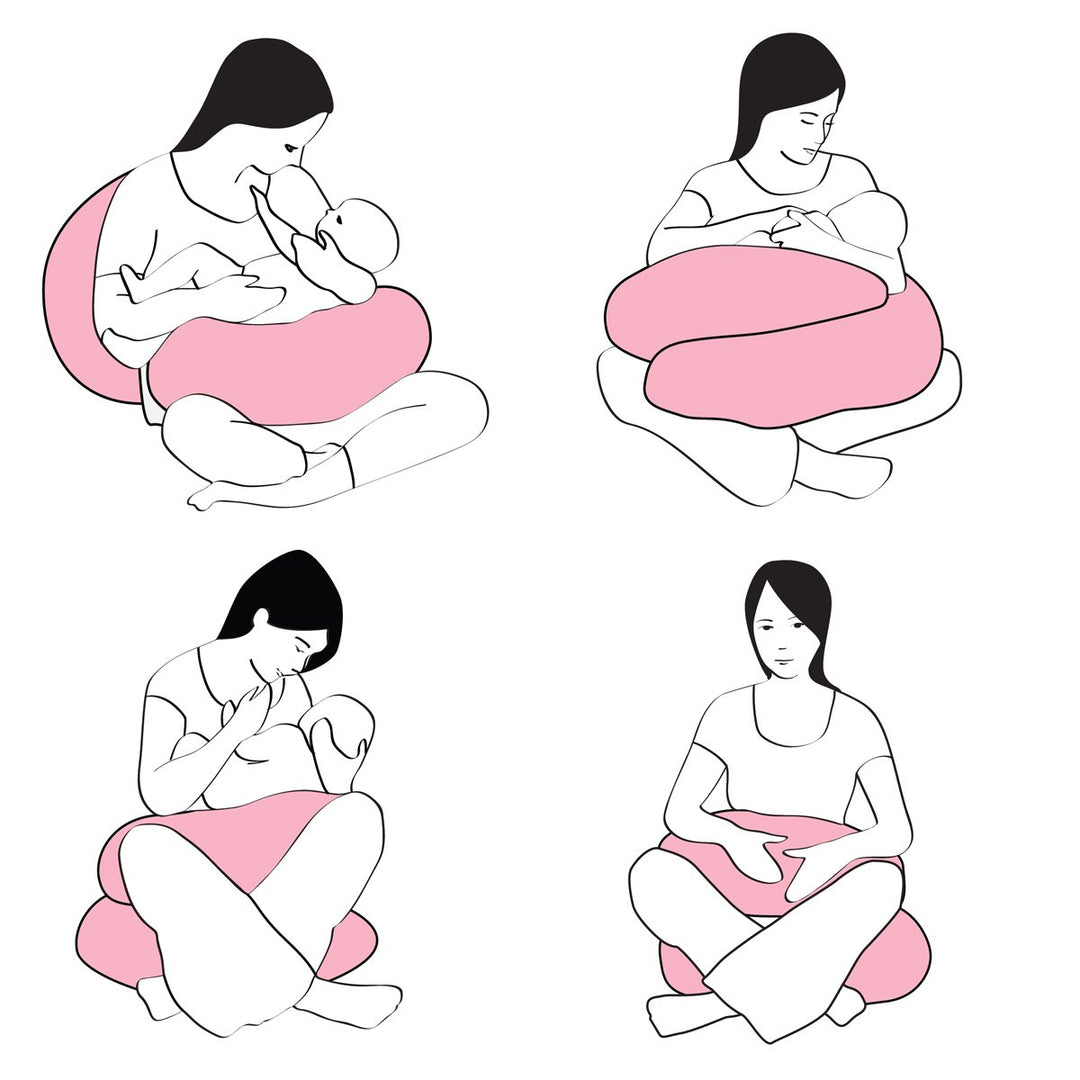 100002 Still- und Lagerungskissen Blumen, lila, Lila