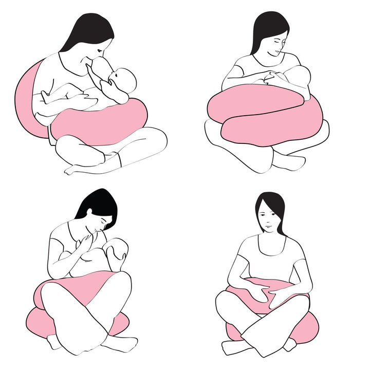 100002 Still- und Lagerungskissen Blumen, lila, Lila