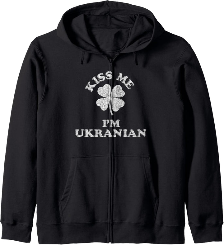 Kiss Me Ich bin Ukraianer ~ Dämonym für die Ukraine Kapuzenjacke