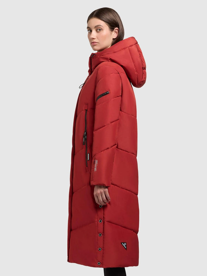 khujo Damen Steppmantel Sonje 5 XS SEP-RED, XS SEP-RED