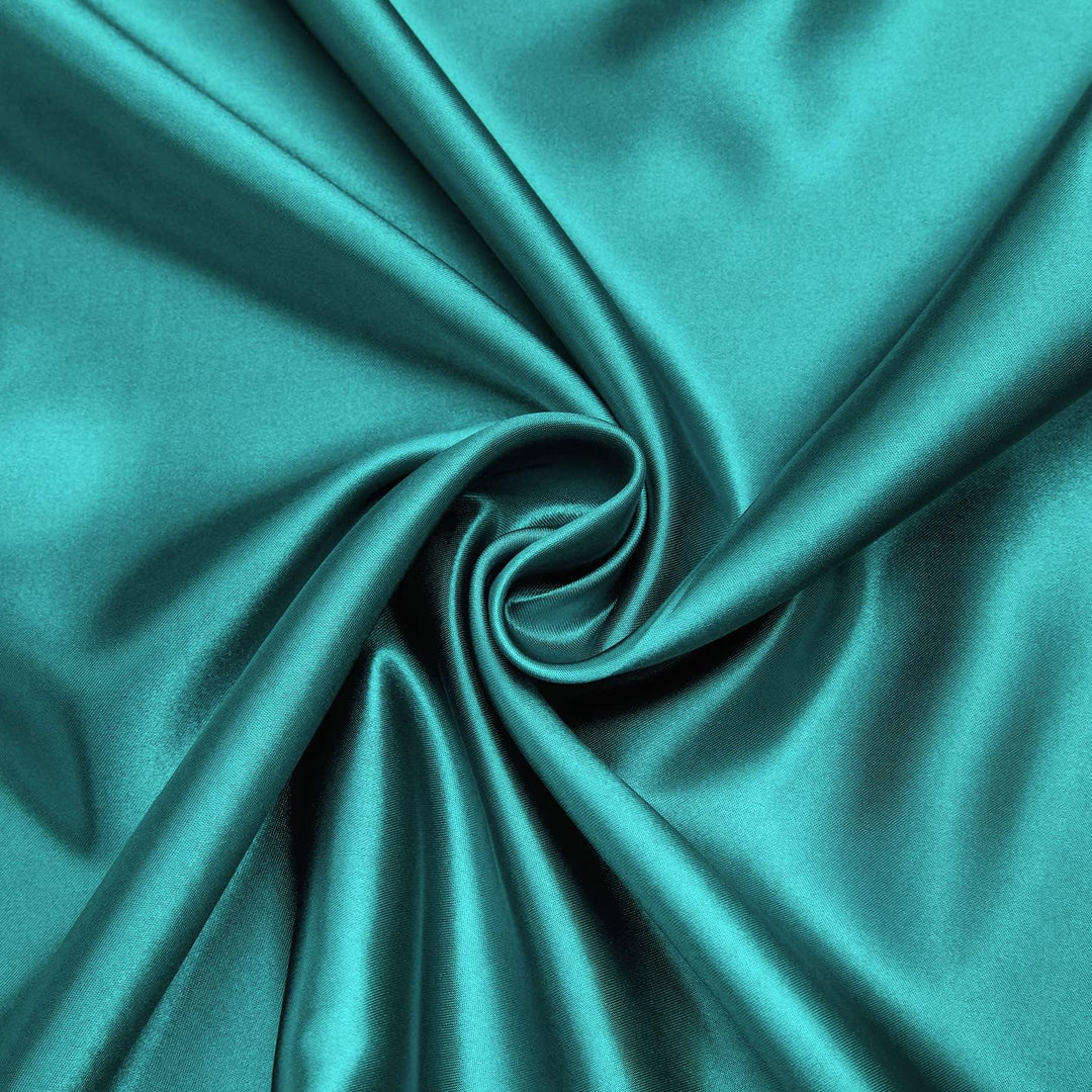 Satin Bettwäsche 200×200cm Türkis Grün Uni Einfarbig Glatt Glänzend Luxus Seide Bettwäsche Set Bettb