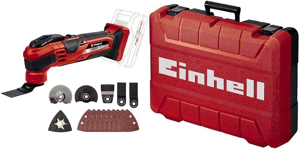 Einhell Akku-Multifunktionswerkzeug VARRITO Power X-Change + Einhell Koffer E-Box M55/40