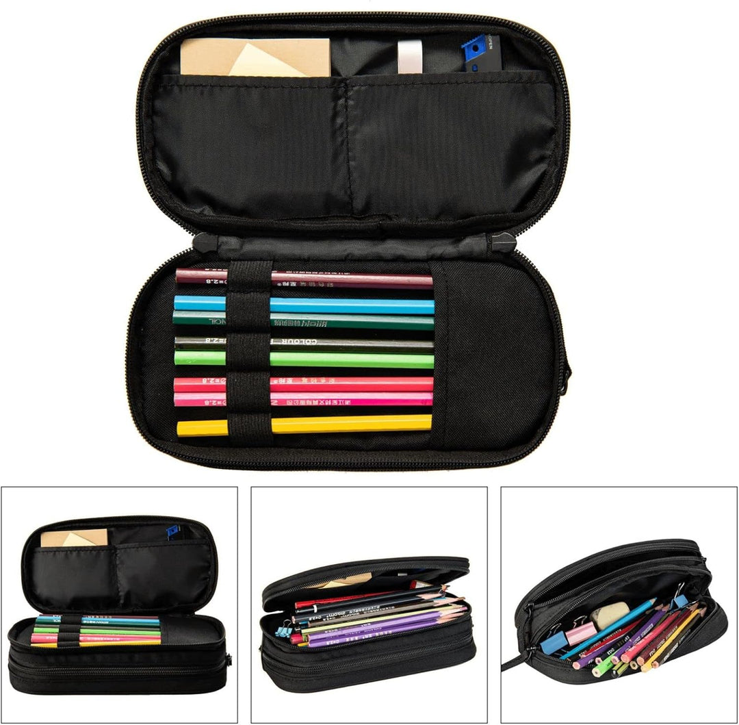 Federmäppchen Fussball Fussballbrand Federmappe Etui für Jungen Mädchen Grosse Schulsachen Federtasc