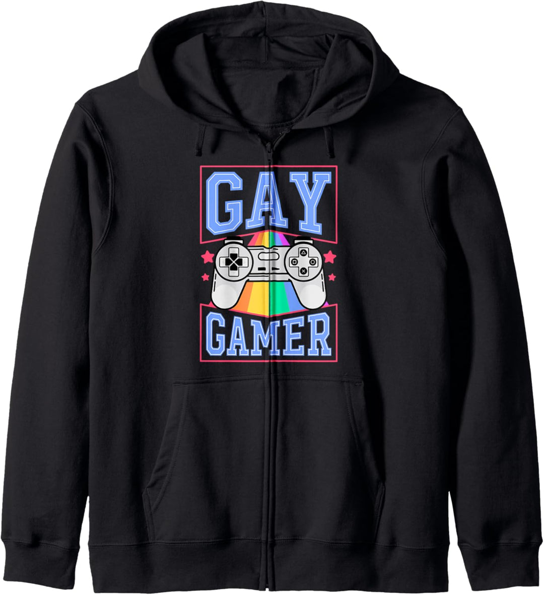 Gay Gamer Gaymer Video Games Rainbow LGBTQ Pride Nerd Kapuzenjacke