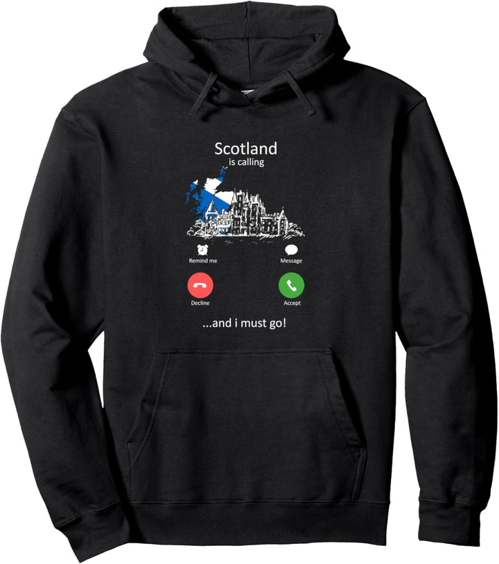 Schottland ruft und ich muss gehen Lustiges Schottland Pullover Hoodie