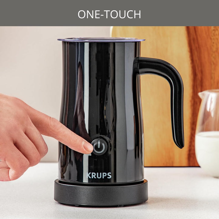 Krups Elektrischer Milchaufschäumer XL1008 | Bis zu 150 ml Aufschäumkapazität | Einfache Bedienung a