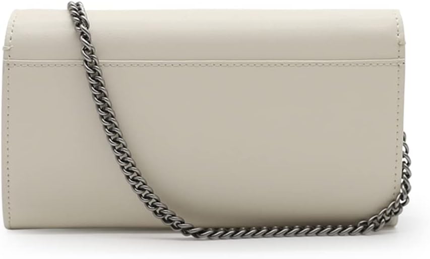 Pinko Damen Love One Wallet Liebe EINE GELDBÖRSE C Vitello SETA Z14o_bianco Seta-old Silver, Z14o_bi