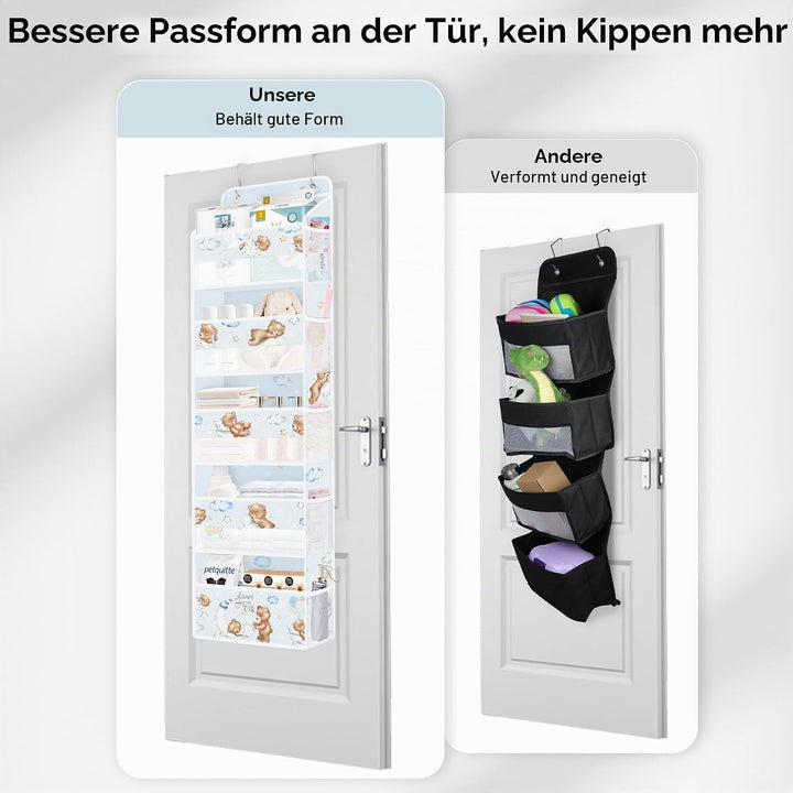 Clastyle Tiere Tür Hängeaufbewahrung Faltbar Hängeorganizer für Camping Bad Schrank Schlafzimmer Tür