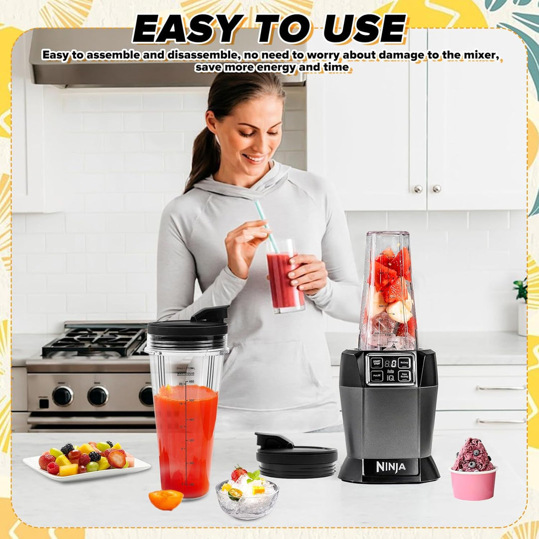 Ersatzteile FüR Ninja Mixer Kompatibel mit CB350EU BN800EU BN750EU BN650EU BN495EU CB100EU FüR Ninja