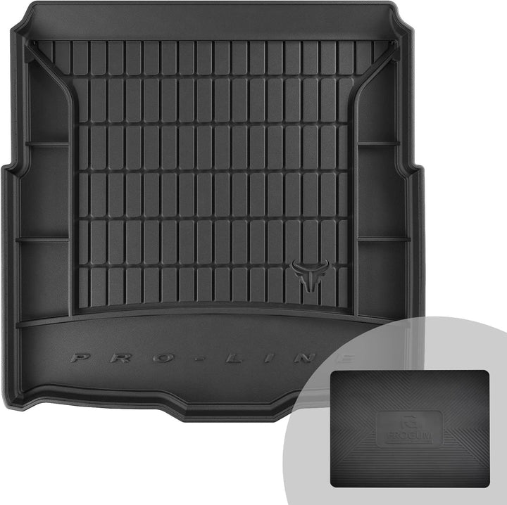 FROGUM ProLine 3D Gummimatte Exklusive Auto Kofferraummatte Kofferraumwanne für Volkswagen Golf VIII