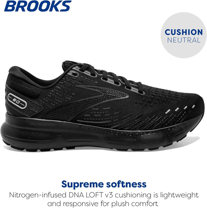 Brooks Ghost Gtx M, Herren Sportschuhe - Running 42.5 EU Schwarz Schwarz Ebenholz, 42.5 EU Schwarz S