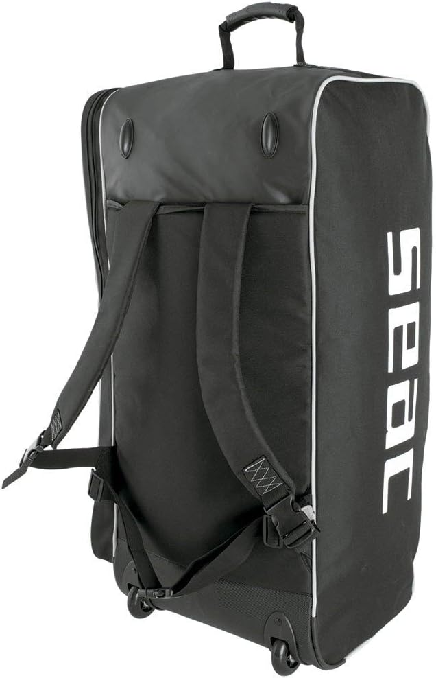 SEAC Equipage 500 Trolley für Unterwasser-Ausrüstung, 85 x 40 x 35 cm, Schwarz, 130 lt