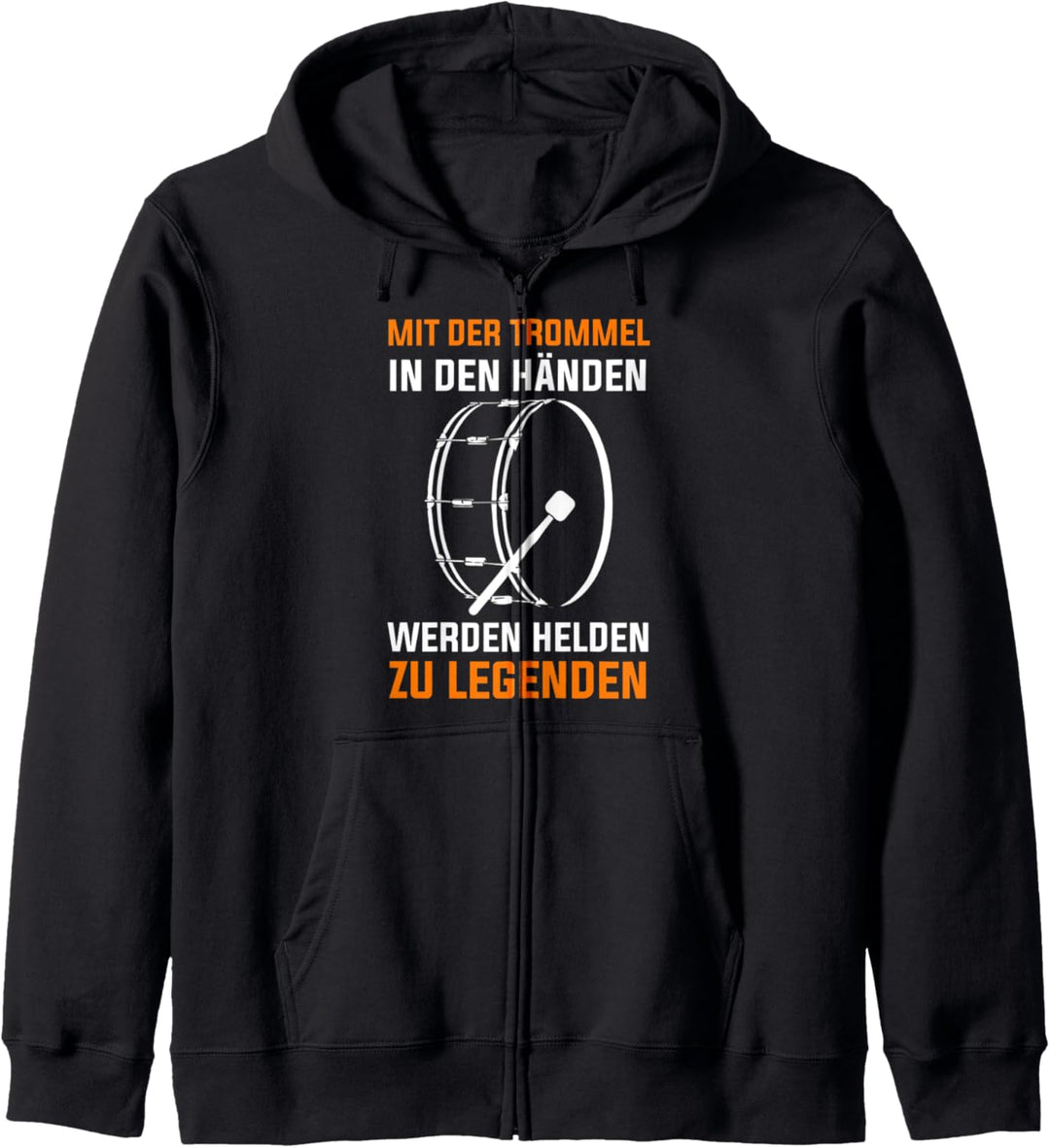 Trommel Trommler Drummer Marschtrommel Kapuzenjacke