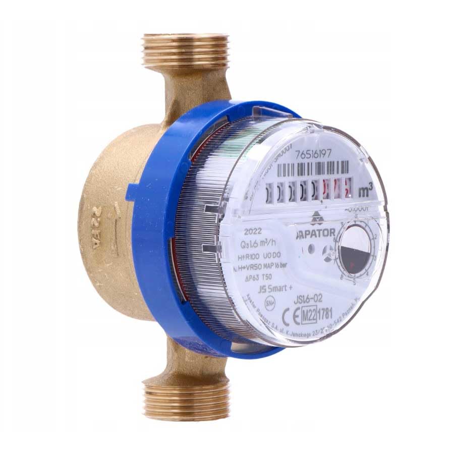 Hochwertige Wasserzähler Strom, kaltes Wasser 1/2inch (3/4inch) bsp Meter 1,6 m3 / h