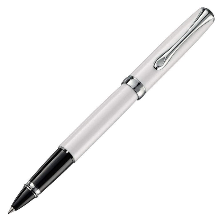 DIPLOMAT - Tintenroller Excellence A2 weiss Perlmutt - Schick und elegant - Lange Lebensdauer - Perl