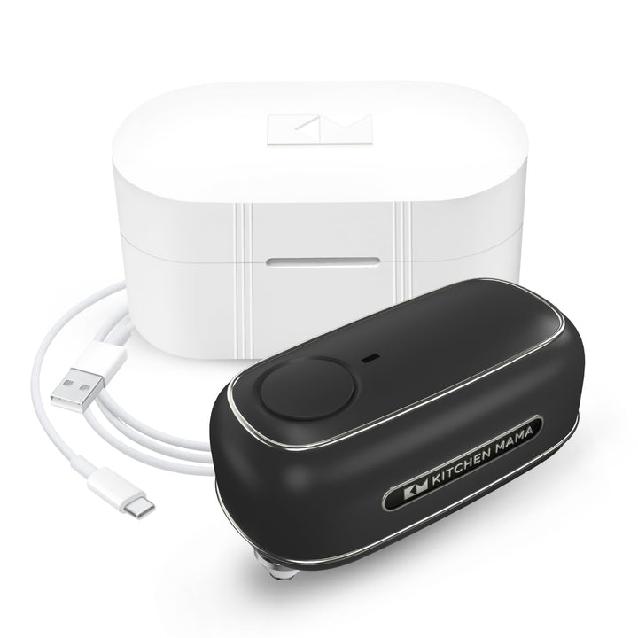 Orbit One wiederaufladbarer Dosenöffner von Kitchen Mama: Freihändige Bedienung, Aufladen über USB-C