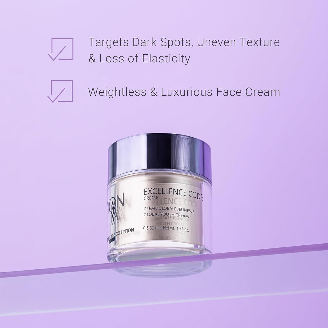 Yon-Ka Age Excellence Code Creme 50ml | Anti-Aging Tagescreme für reife Haut, Botanische Mischung au
