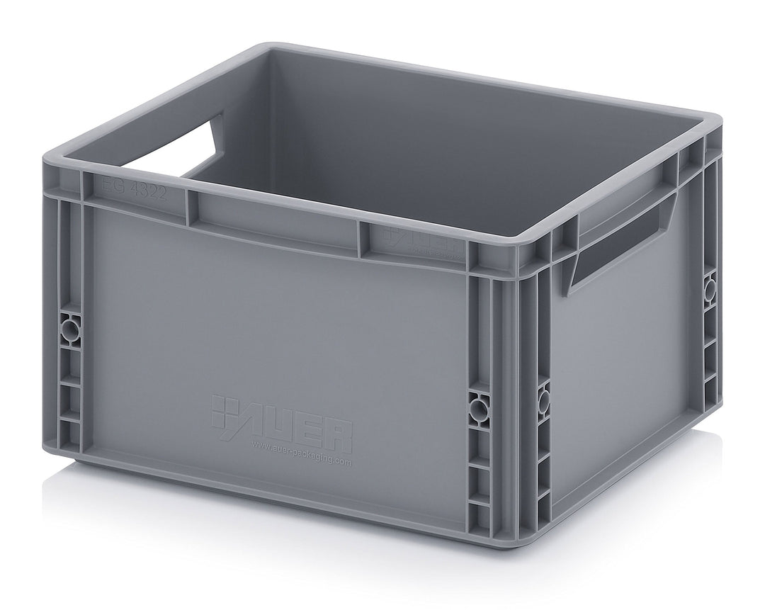 Auer Packaging Eurobehälter-Eurobox 40 x 30 x 22 cm inkl. gratis Zollstock