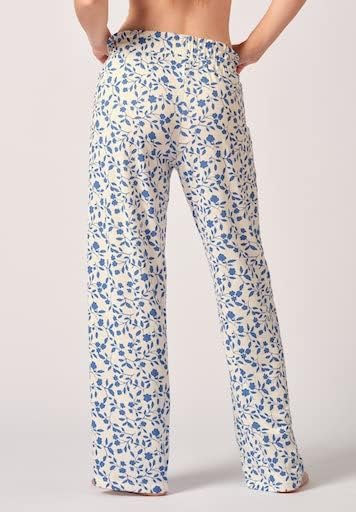 Skiny Damen Pyjamaunterteil 36 Egret Flowers, 36 Egret Flowers