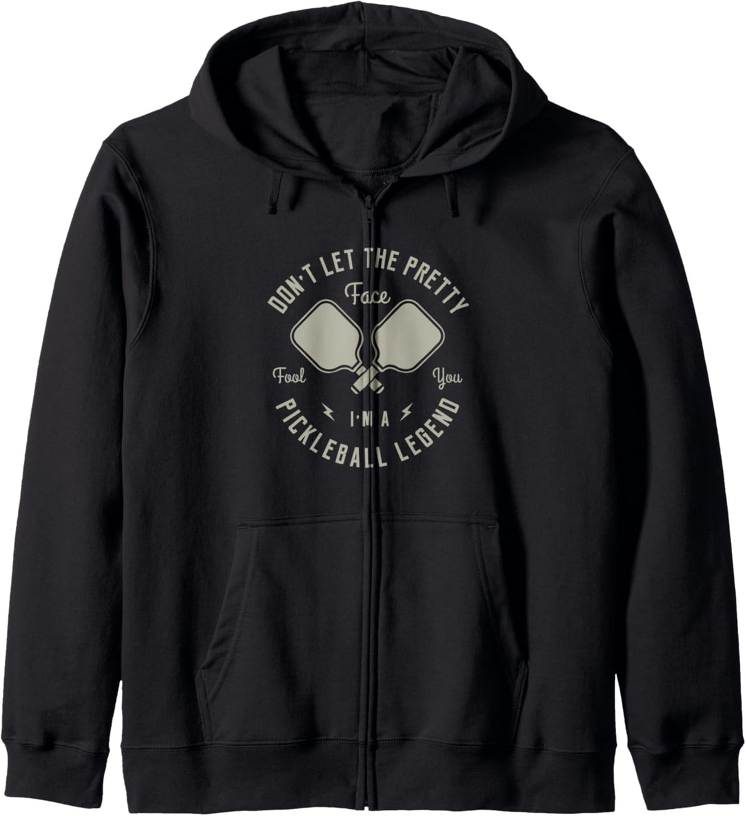 Pickleball Spieler Legende Ironic Ball Sports Kapuzenjacke
