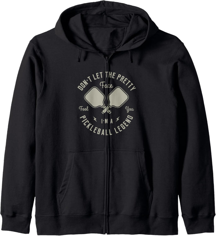 Pickleball Spieler Legende Ironic Ball Sports Kapuzenjacke