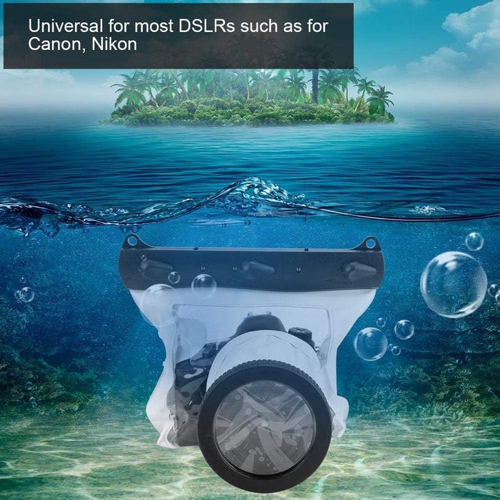 20M Unterwasser Unterwassergehäuse Tasche für DSLR Kameras, Universal Kamera Unterwassergehäuse Unte