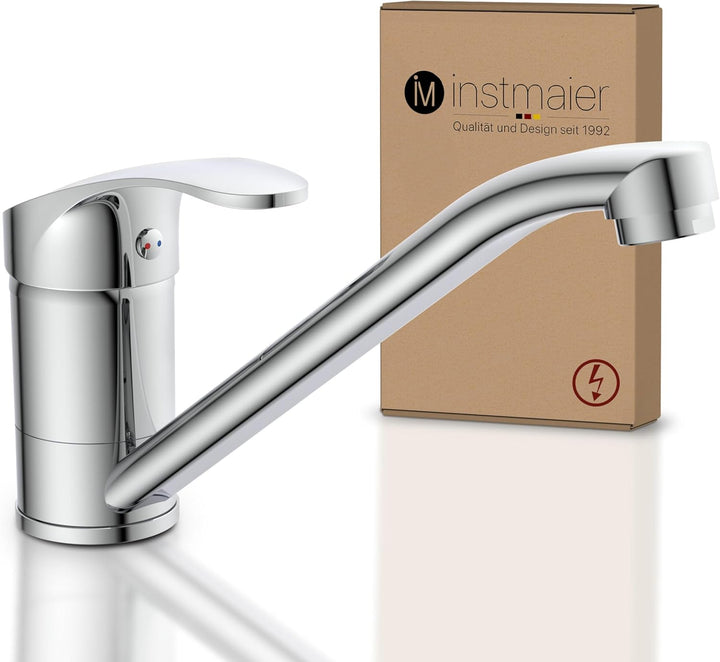 instmaier K1 Küchenaramtur Niederdruck | Wasserhahn Küche | Niederdruck Spültischarmatur | Armatur S