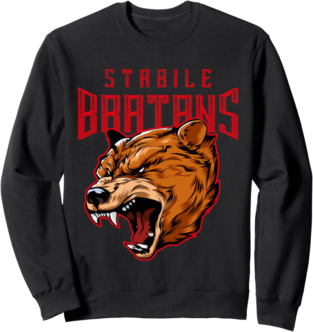 Stabile Bratans Bär Bruder Berlin Bra Russisch Bratan Sweatshirt