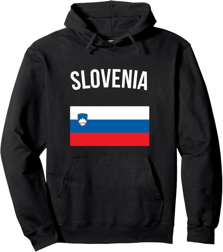 Slovenia Flag Slovenian Hoodie Slovenia Hooded Sweatshirt Pullover Hoodie