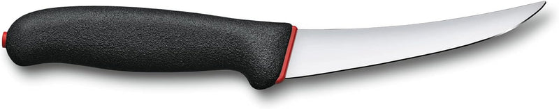 Victorinox Fibrox Ausbeinmesser, Dual Grip, Gebogene, Schmale, Flexible Klinge, Rutschfester Griff,