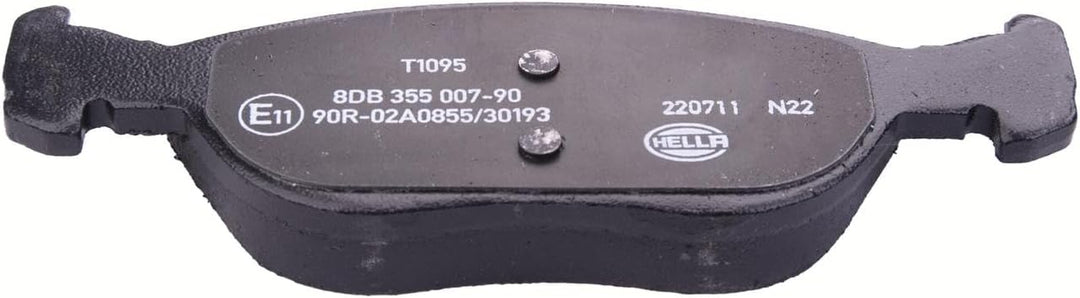 HELLA PAGID 8DB 355 007-901 Bremsbelagsatz - T1095 - Dicke/Stärke: 17.9mm - Bremssystem: Teves - mit