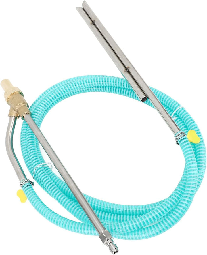 Hochdruckreiniger-Sandstrahl-Set, Nass-Sandstrahler-Aufsatz, Rostfrei, Effizient für die Fabrik (Blu