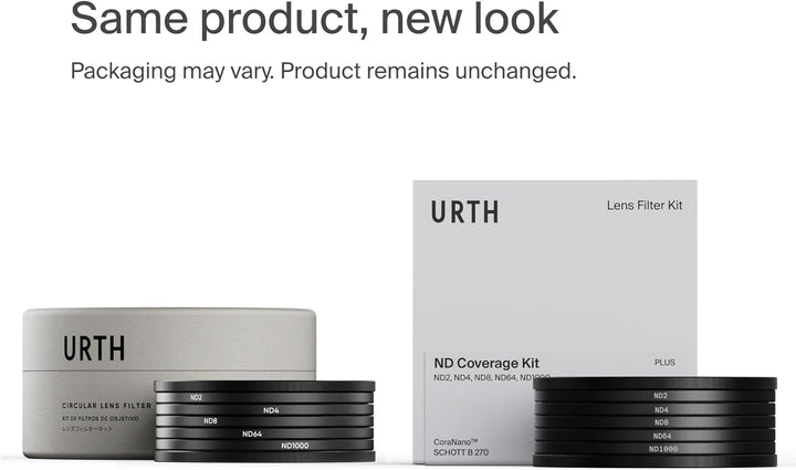 Urth 52 mm ND2, ND4, ND8, ND64, ND1000 ND Filter Kit (Plus+) 52mm, 52mm