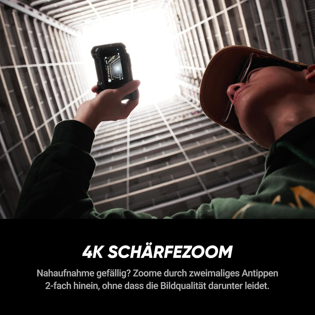 Insta360 Ace Pro 2 Xplorer-Bundle Mondsilber – wasserdichte 8K Action-Kamera mit Leica entwickelt, 1