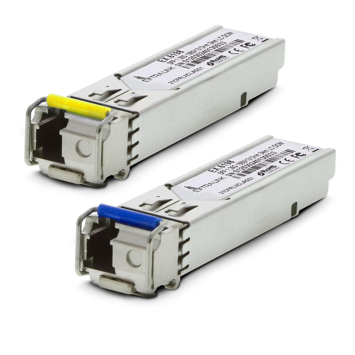 Extralink WDM SFP Modul Singlemode 1.25G LC 1310/1550nm bis 3km – Kompatibel mit Ubiquiti UniFi Netg