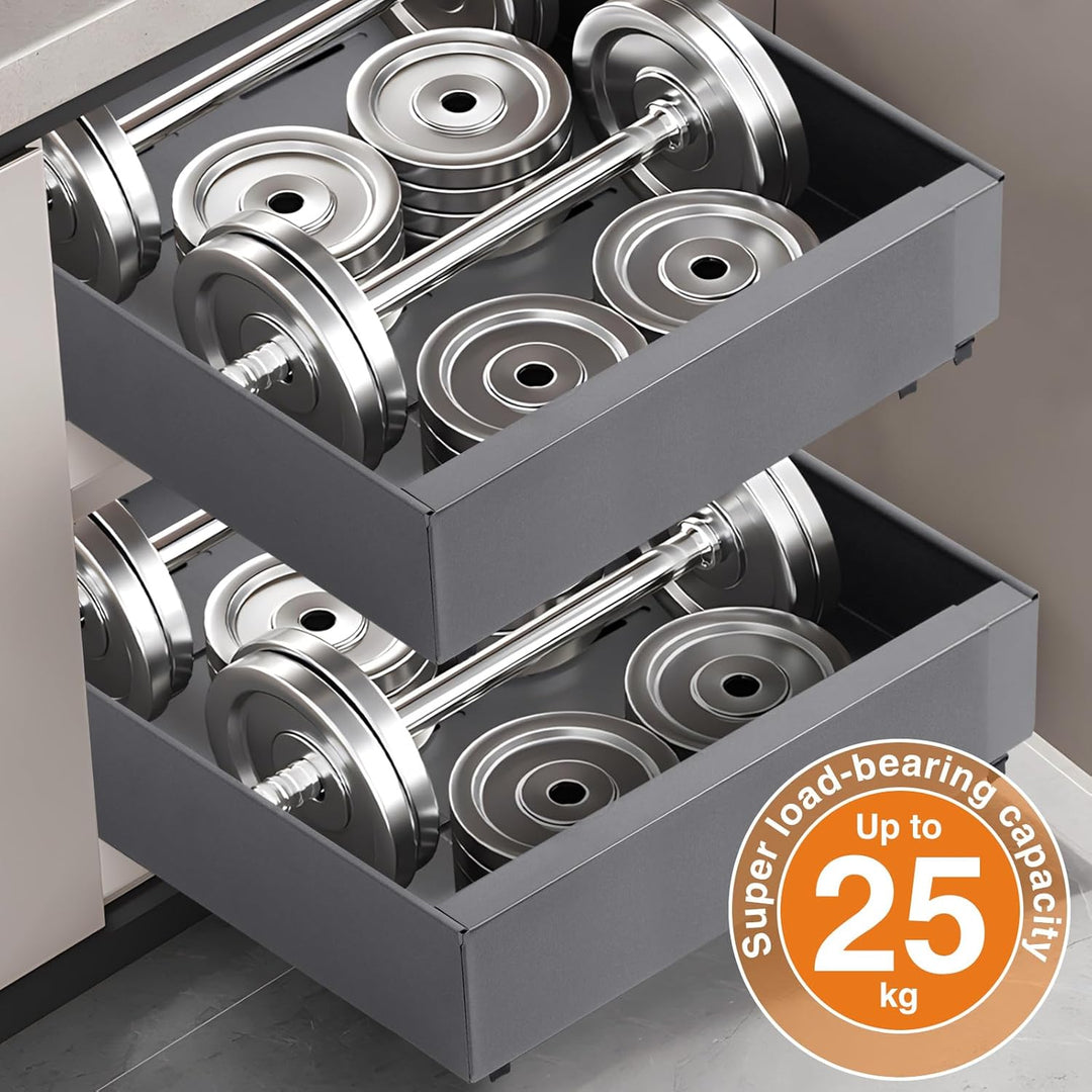 Teleskopschublade, Ausziehbare Schublade KüChe,KüChenschrank Organizer für KüChenschräNke, Schublade