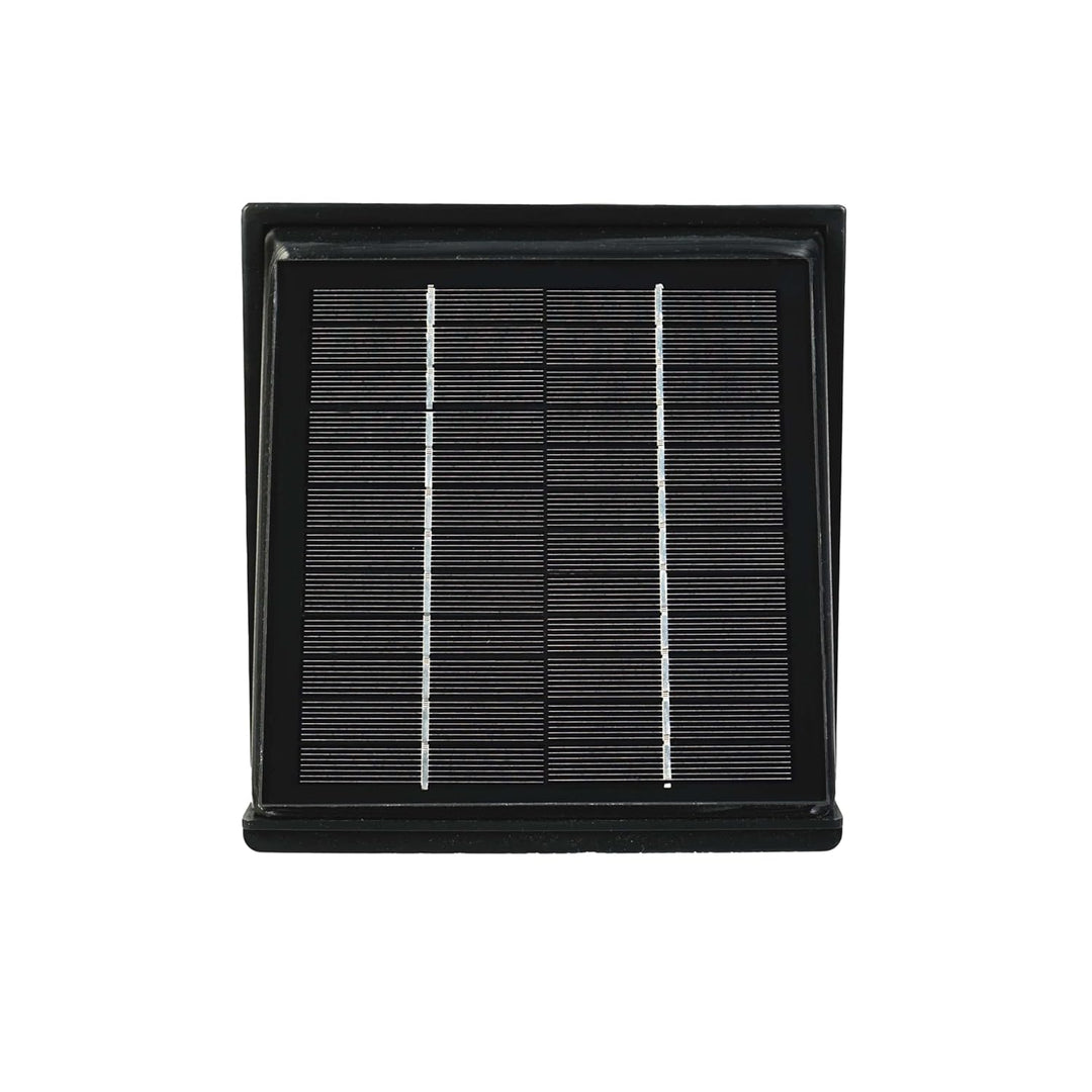 WATTSTUNDE AERO Solarlüfter eckig, solarbetriebener Lüfter für Wohnmobil, Boot, Gartenhaus, Gewächsh