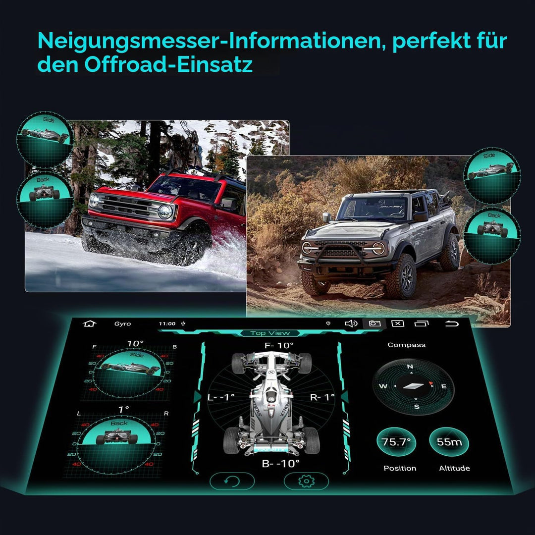 XTRONS 8" Autoradio für Audi A3 8P S3 RS3 Eingebautes DAB Plus Android 14 | Octa Core 4+64GB Autorad
