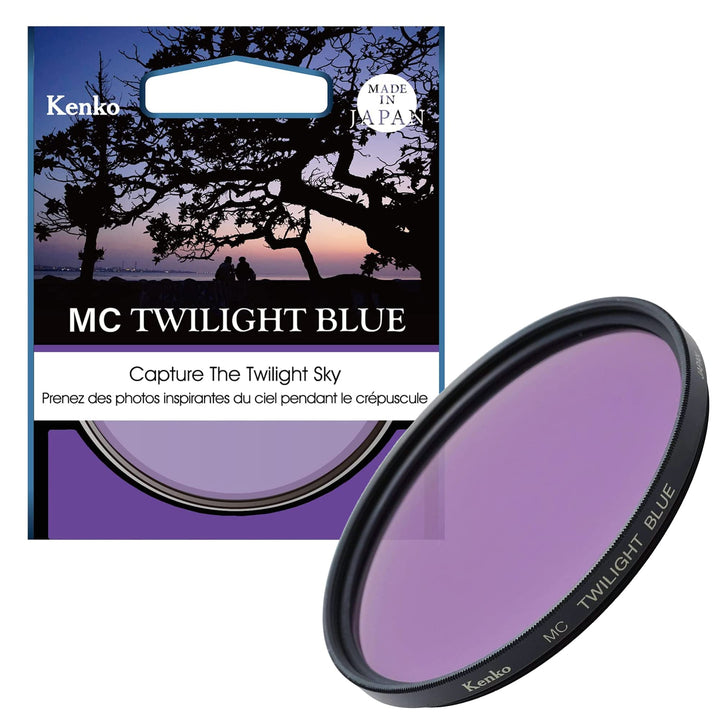 Kenko Objektivfilter mit Farbeffekt MC Twilight Blue 52mm, Erzeugt inspirierende Farben am Abendhimm