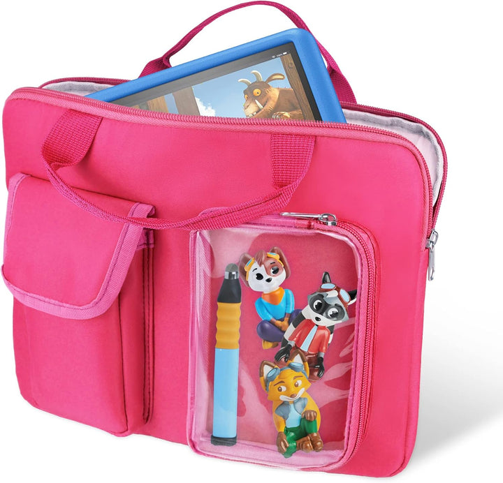 Annmore Tasche für Edurino Stift und für 2 bis 3 Figuren, Kinder Tablet Tasche kompatibel mit Lexibo