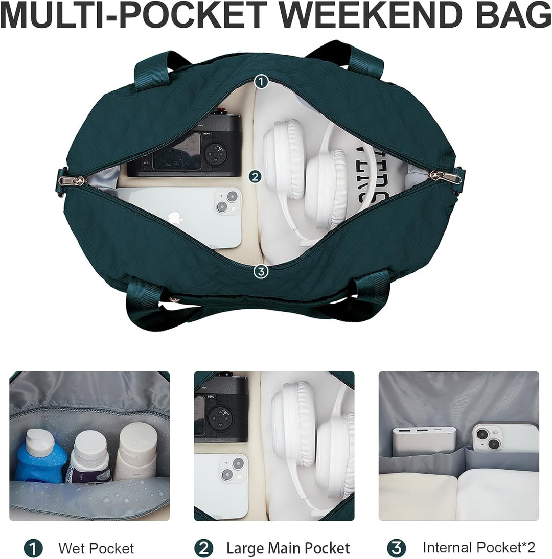 Reisetasche Damen Sporttasche 40x20x25 Ryanair Handgepäck Tasche Weekender Bag Schwimmtasche Wasserd