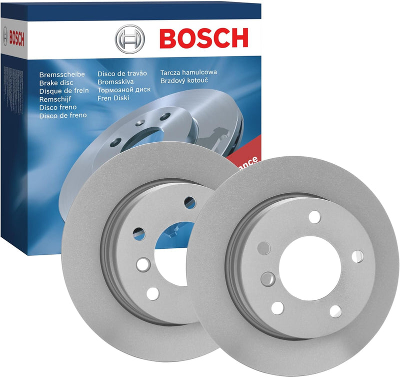 Bosch BD1085 Bremsscheiben - Hinterachse - ECE-R90 Zertifizierung - zwei Bremsscheiben pro Set