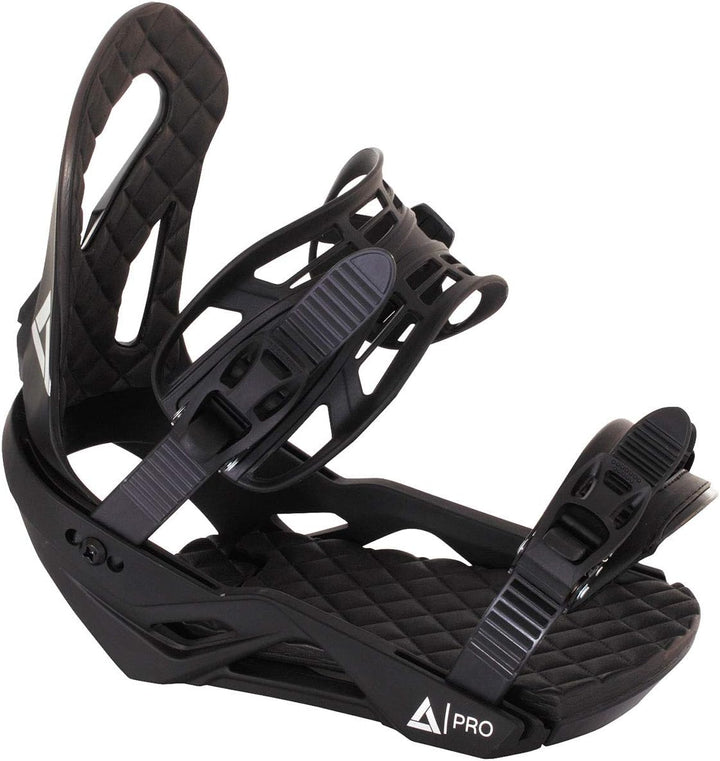 Airtracks Snowboard Softbindung Strong - Snowboard Bindung Grössen S/M L/XL, S/M