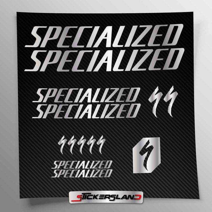 Stickersland® Aufkleber-Set kompatibel mit Rahmen MTB Mountainbike und Helm | Aufkleber-Aufkleber fü
