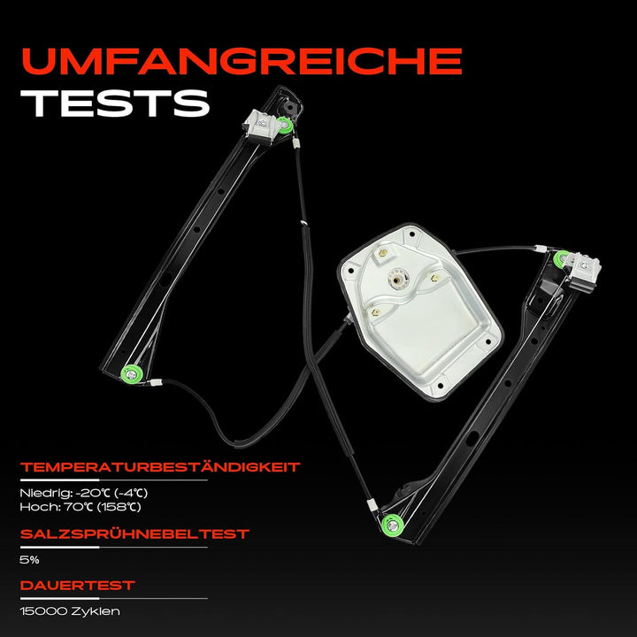 Frankberg Fensterheber Vorne Links Kompatibel mit Golf Plus 5M1 521 4/5-Türer 2005-2013 5M0837461, V