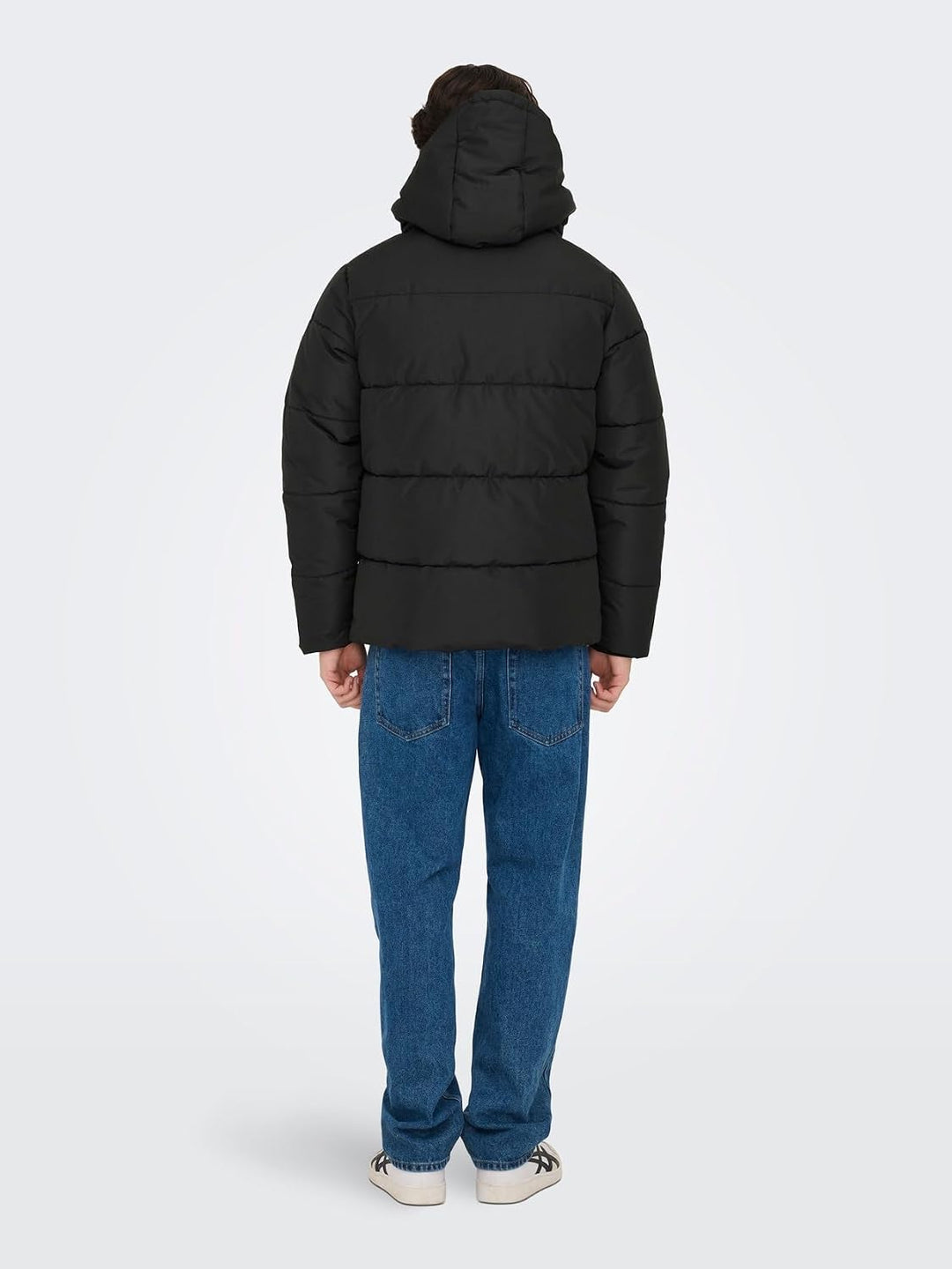 Only &amp; Sons Male Daunenjacke ONSCARL Daunenjacke | Puffer Jacket XL Schwarz, XL Schwarz