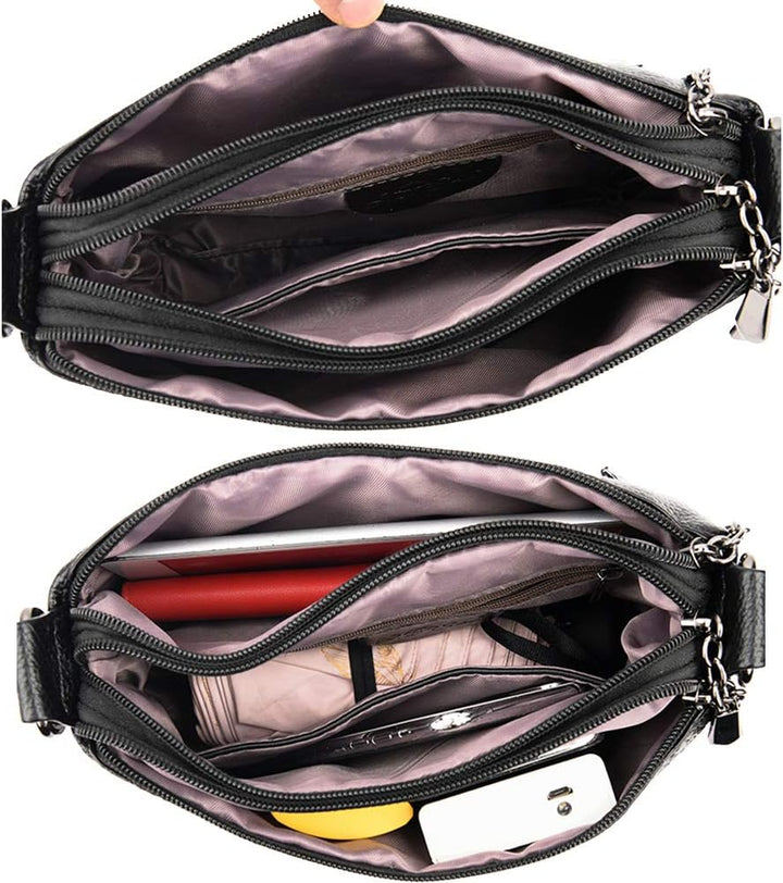 Coolives Damen Umhängetasche aus PU-Leder Kleine Hobo Schultertasche Handtasche Elegant Henkeltasche