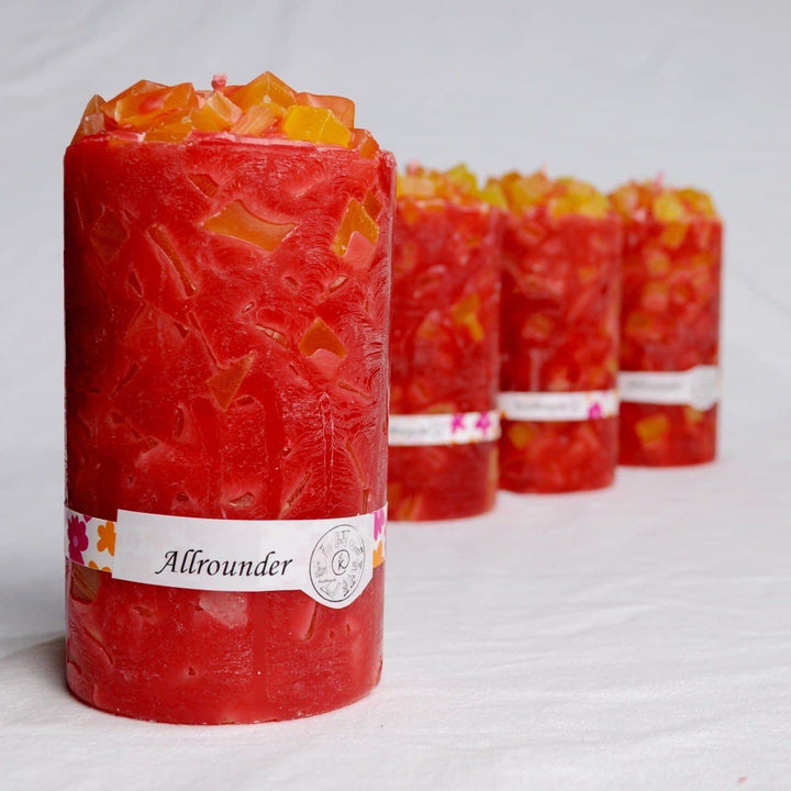 "Feuerschein" Allrounder Konzeptkerzen im 2er Set * Kunstkerze.de* Kerzen, Stumpenkerzen, Geschenke